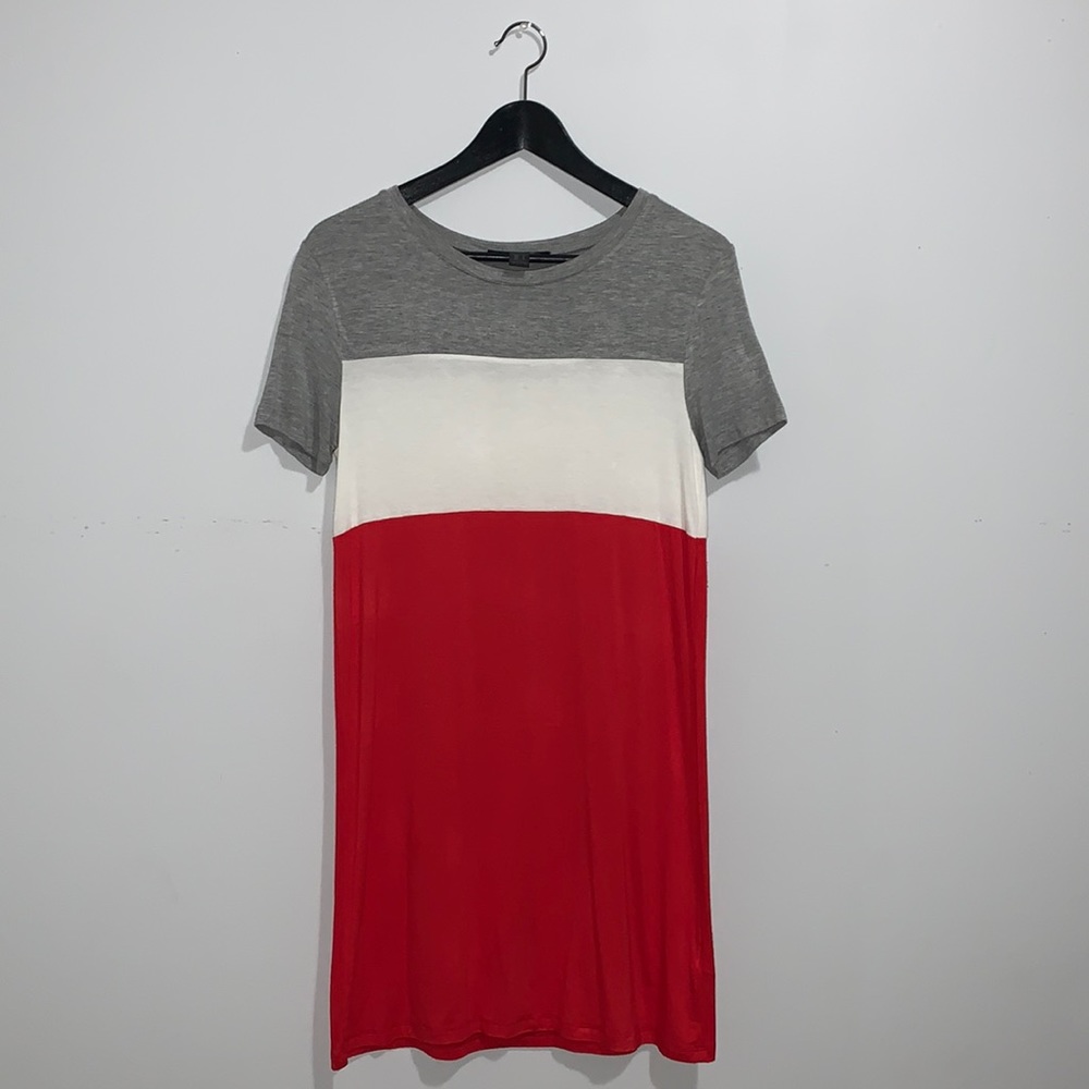Colour-Block T-Shirt Dress